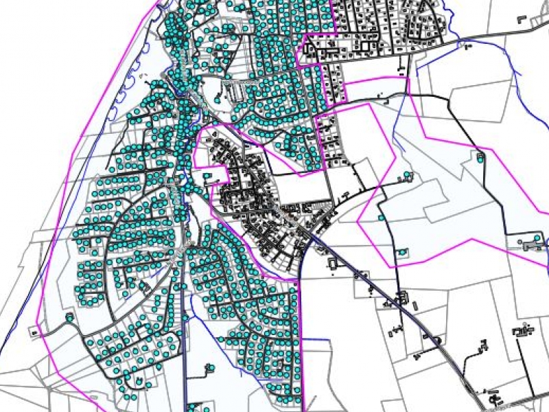 Forsyningsområde - Vestlige del